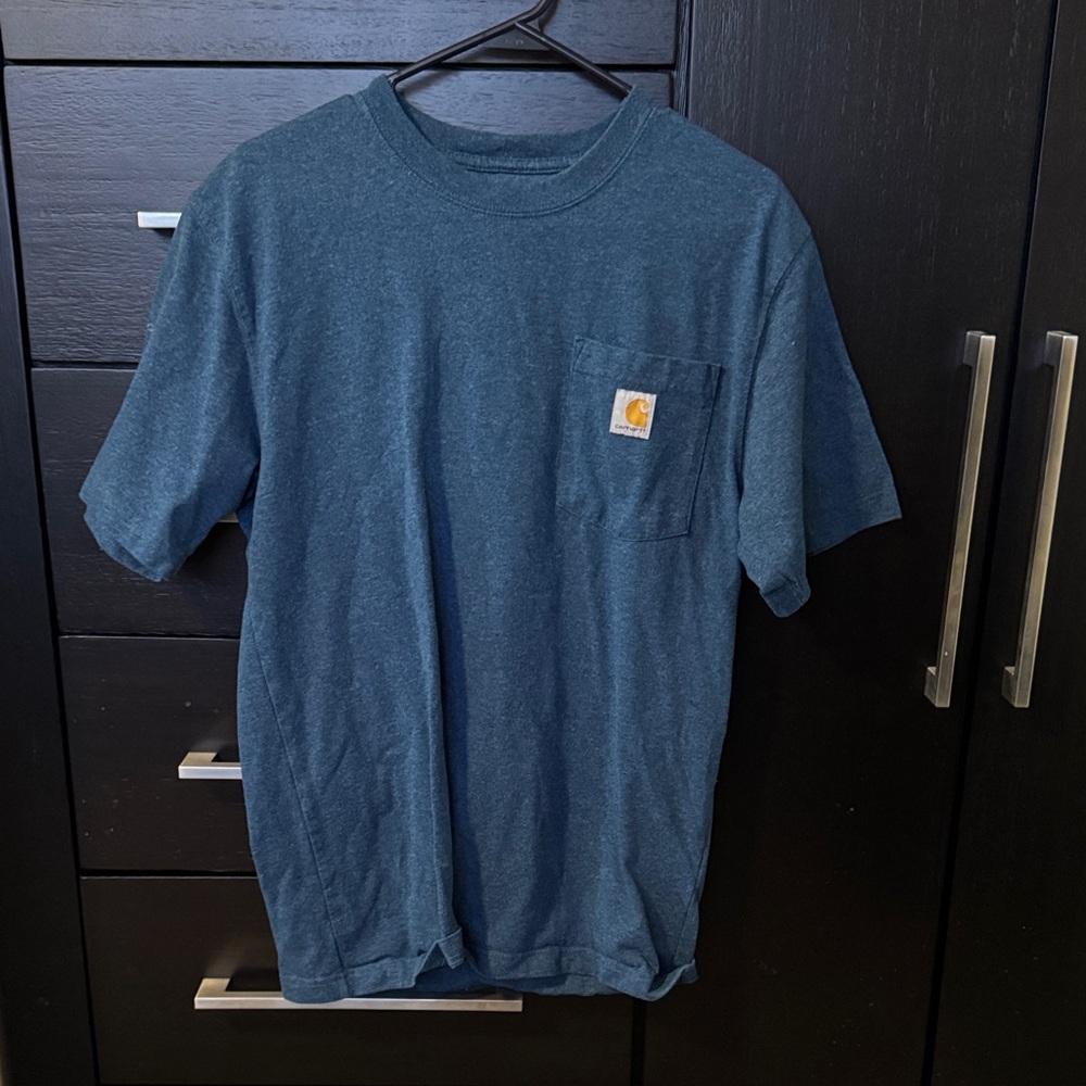 Carhartt Teal Pocket Tee